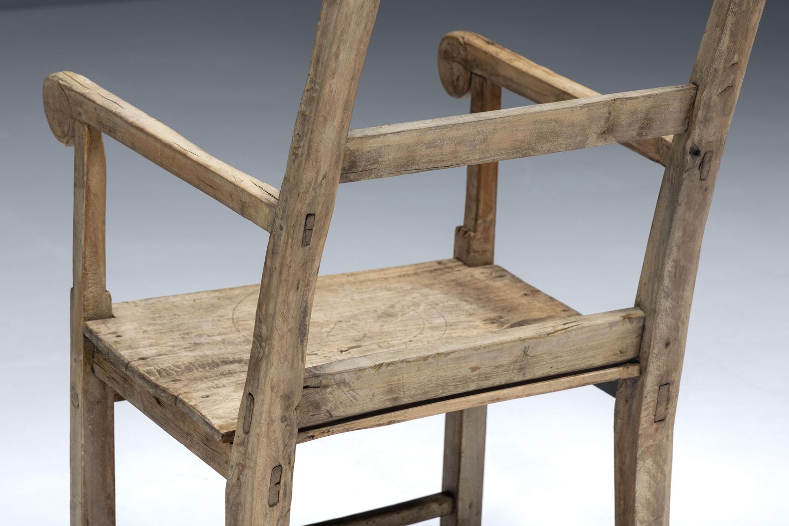 photo for sale Rustic Art Populaire Armchair, France, 19th Century