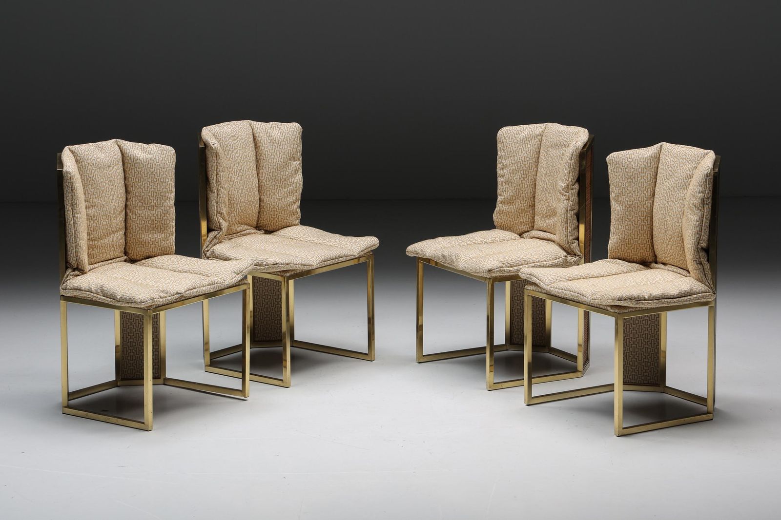Regency Dining Chairs By Romeo Rega, Italy, 1970s photo furniture