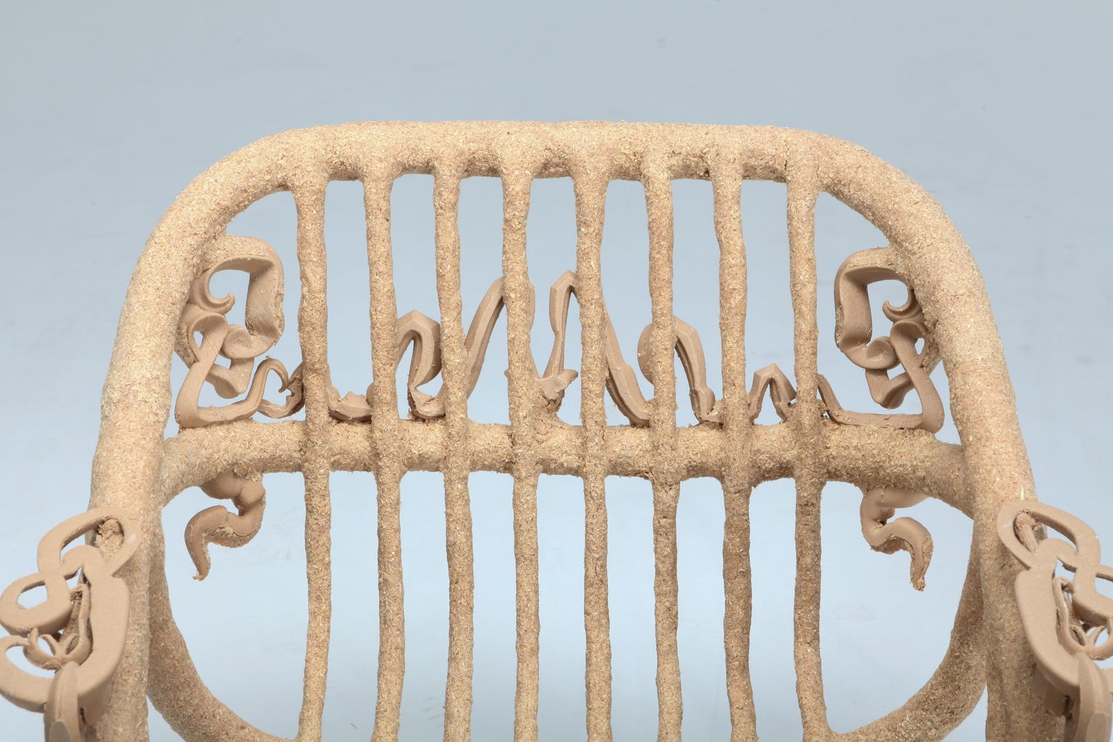 'Goo Lounge Chair' Wooden Chair With Ornamental Features, Schimmel & Schweikle photo vintage