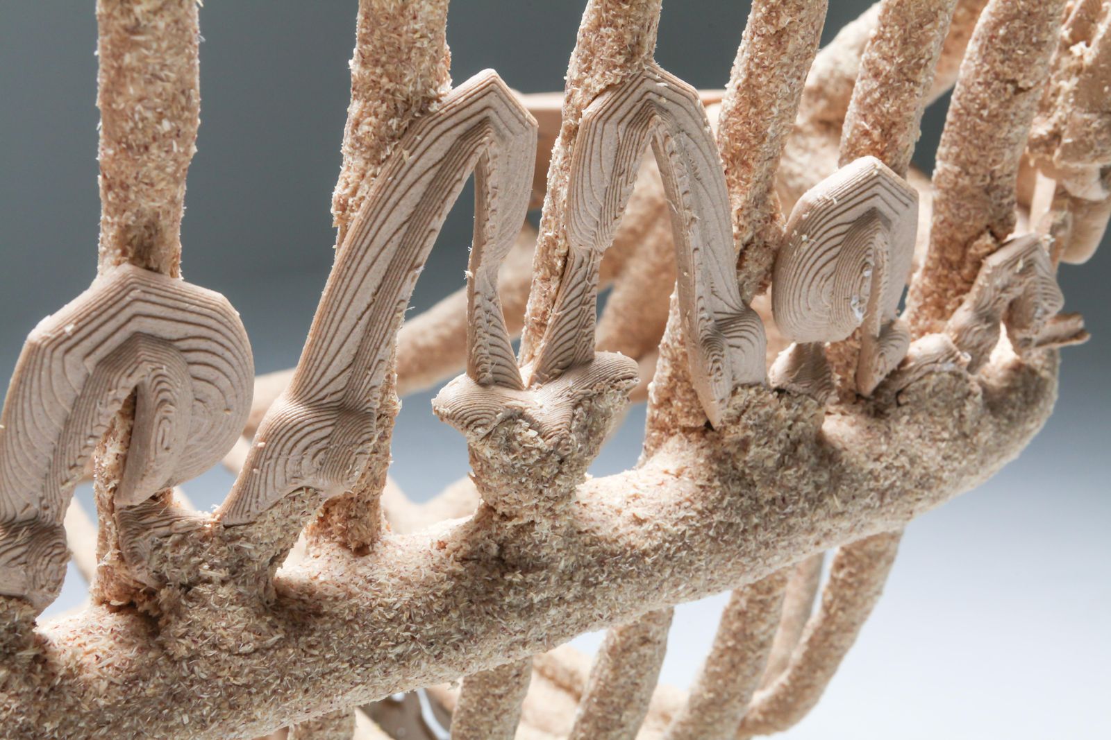 Furniture 'Goo Lounge Chair' Wooden Chair With Ornamental Features, Schimmel & Schweikle photo