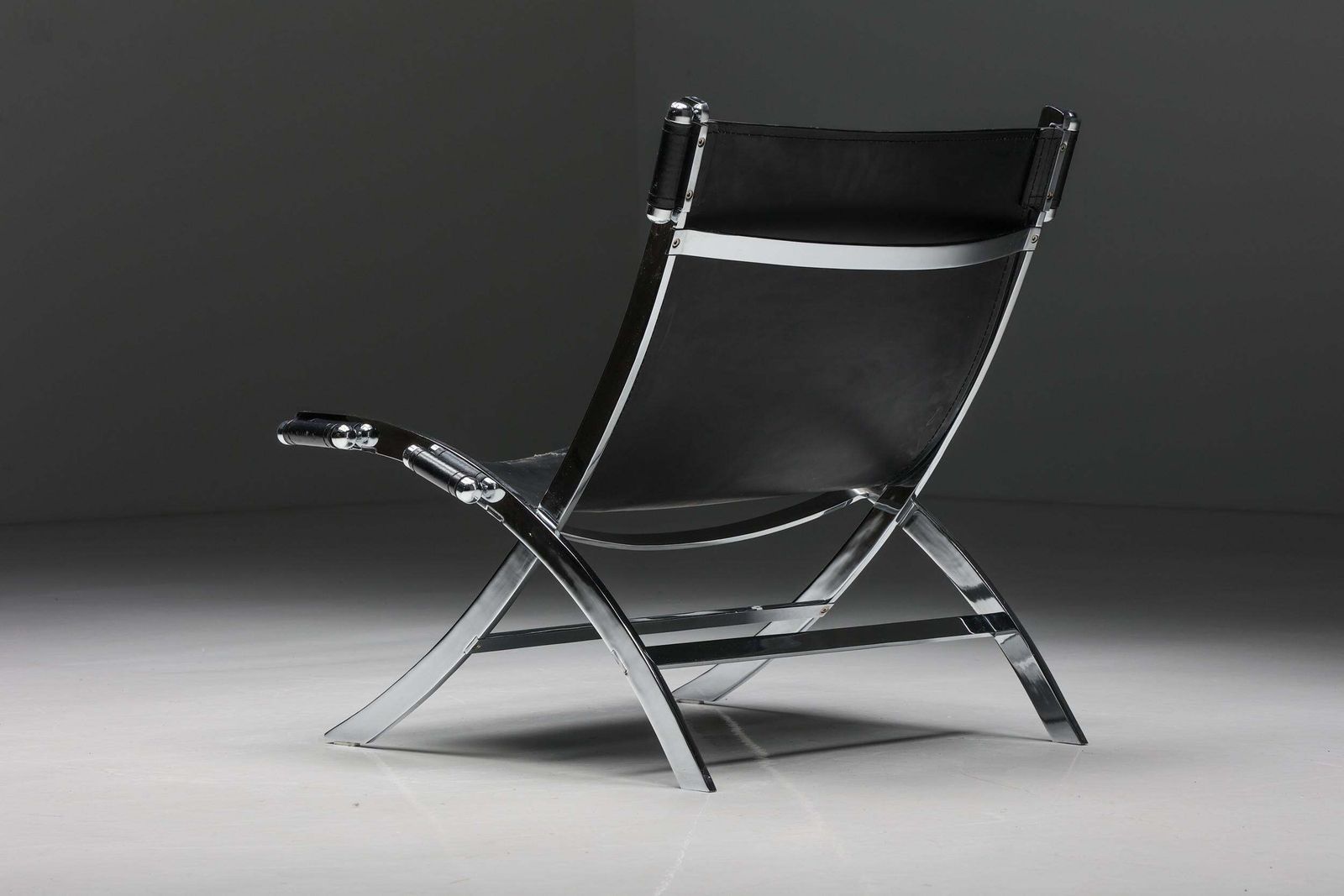 Ilva Design Lounge Chair Model Cuba, Black Leather, Denmark, 2000s photo for sale