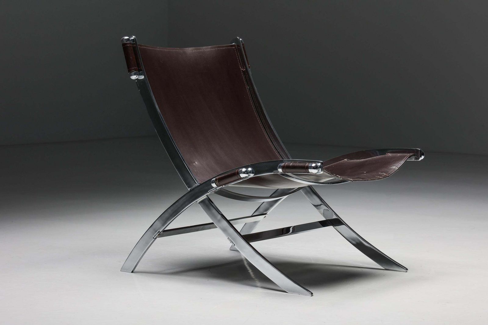 Ilva Design Lounge Chair Model Cuba, Burgundy Leather, Denmark, 2000s photo furniture