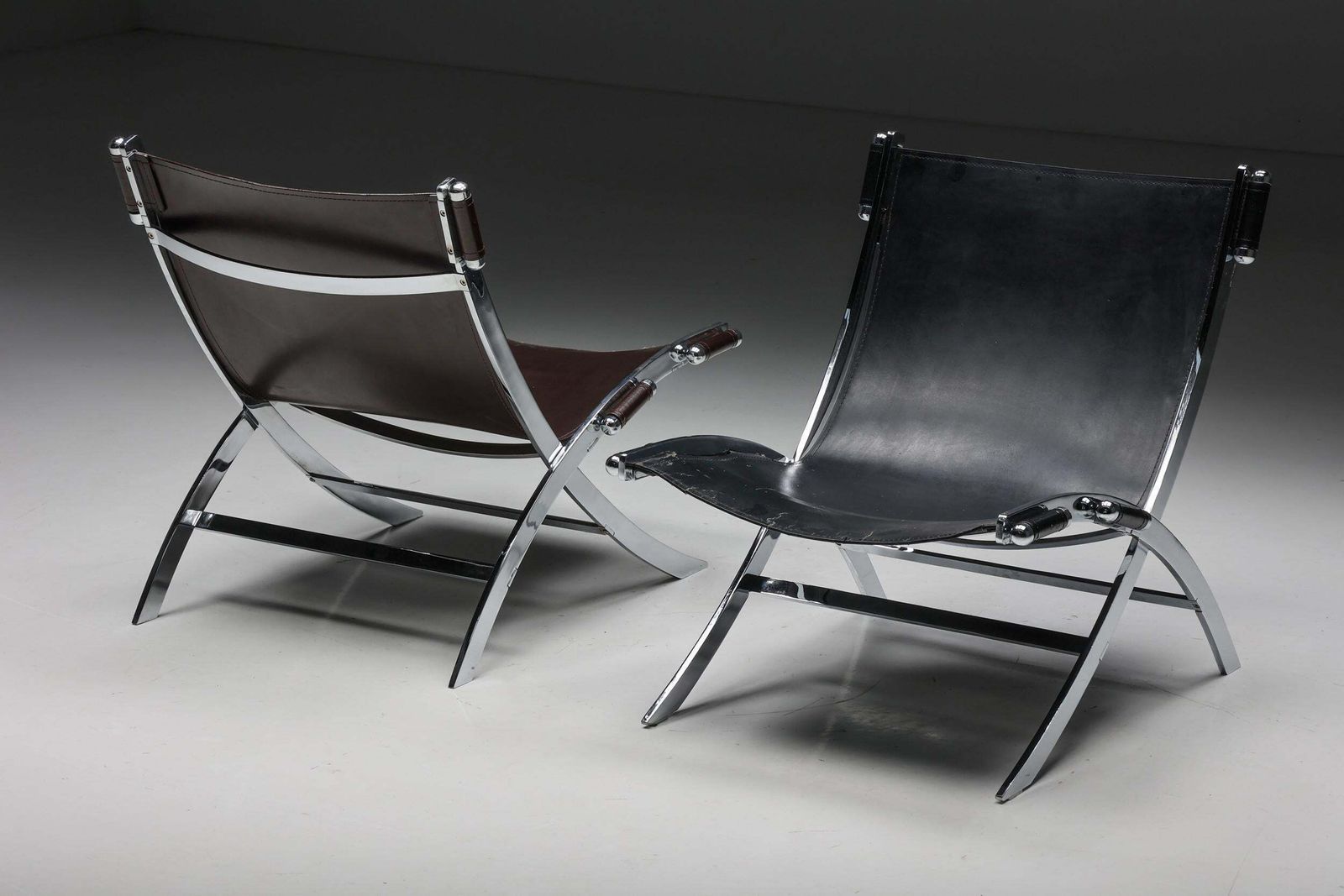photo vintage Ilva Design Lounge Chair Model Cuba, Burgundy Leather, Denmark, 2000s