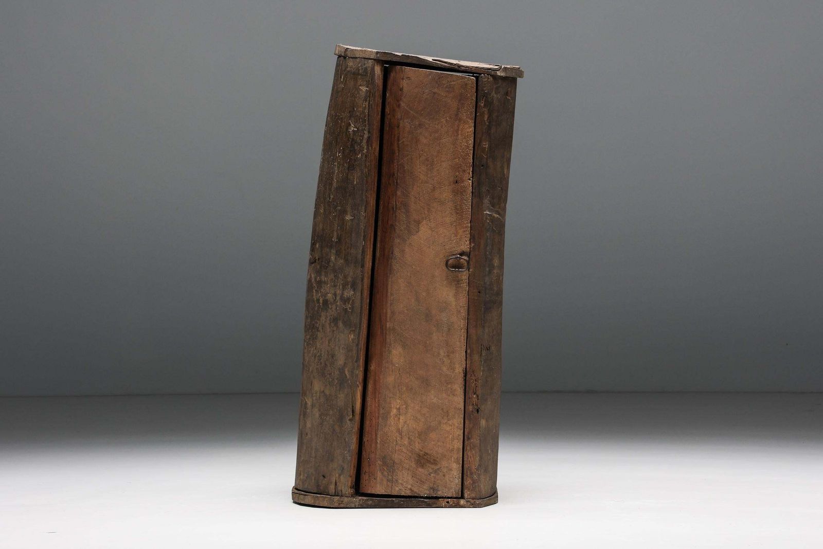 Art Populaire Monoxylite Cabinet, Ardèche, 19th Century photo Furniture
