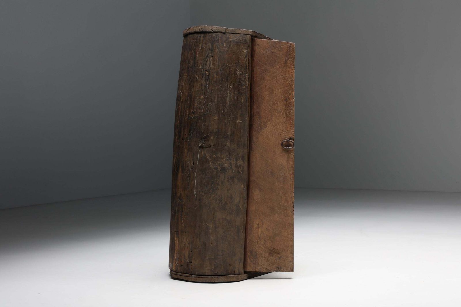 Art Populaire Monoxylite Cabinet, Ardèche, 19th Century photo buy