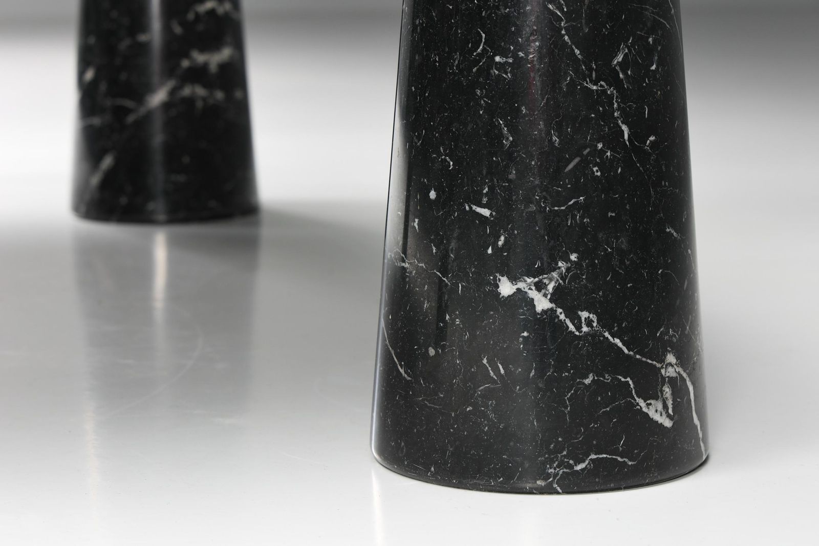 photo furniture Mangiarotti 'Eros' Square Marble Dining Table, Italy, Post Modern, 1970's