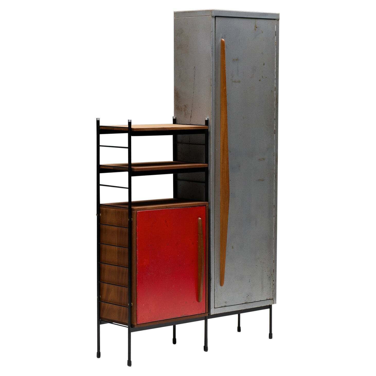 Cabinet By Willy Van Der Meeren & Eric Lemesre For Tubax, 1950's