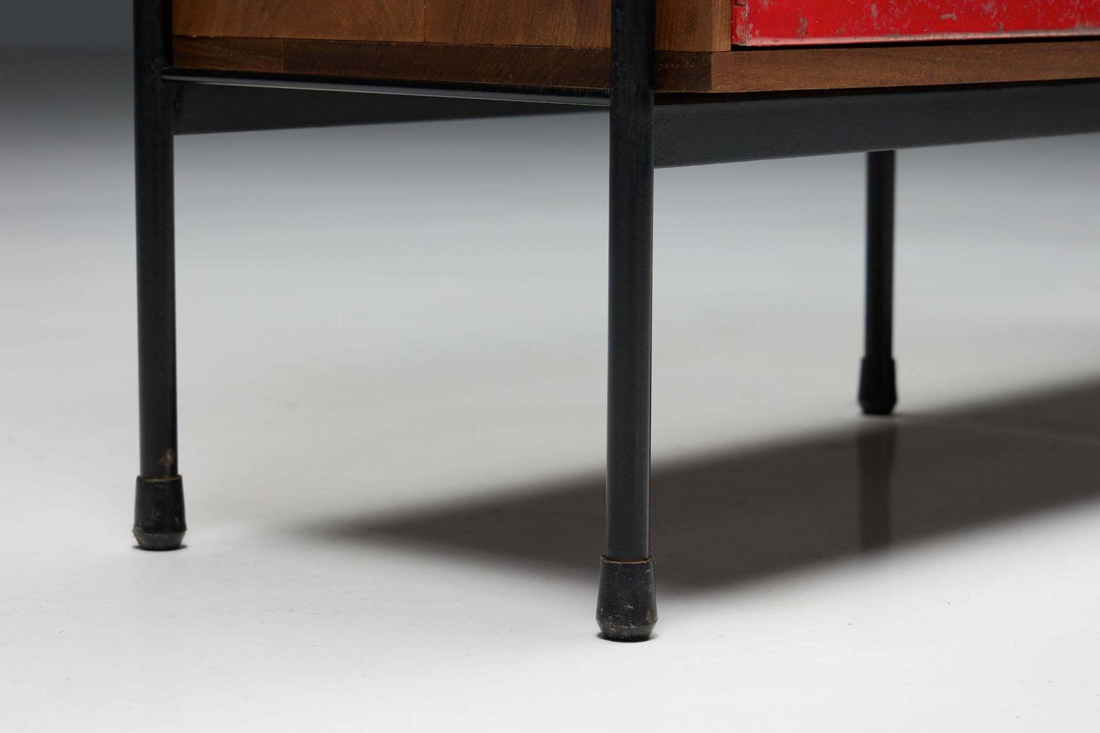 Furniture Cabinet By Willy Van Der Meeren & Eric Lemesre For Tubax, 1950's photo