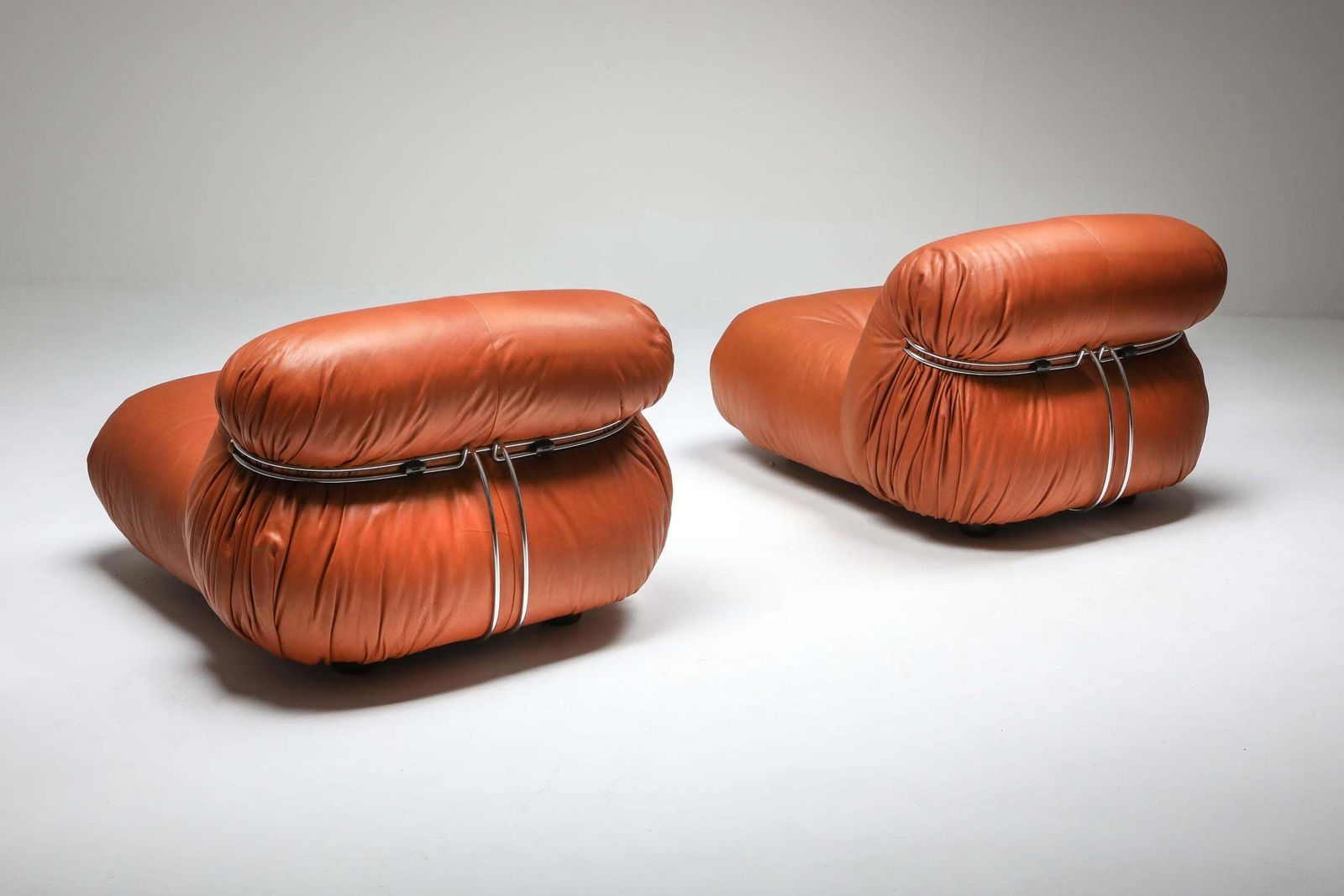 Afra And Tobia Scarpa For Cassina 'Soriana' Pair Of Lounge Chairs, 1970's photo 12069.0