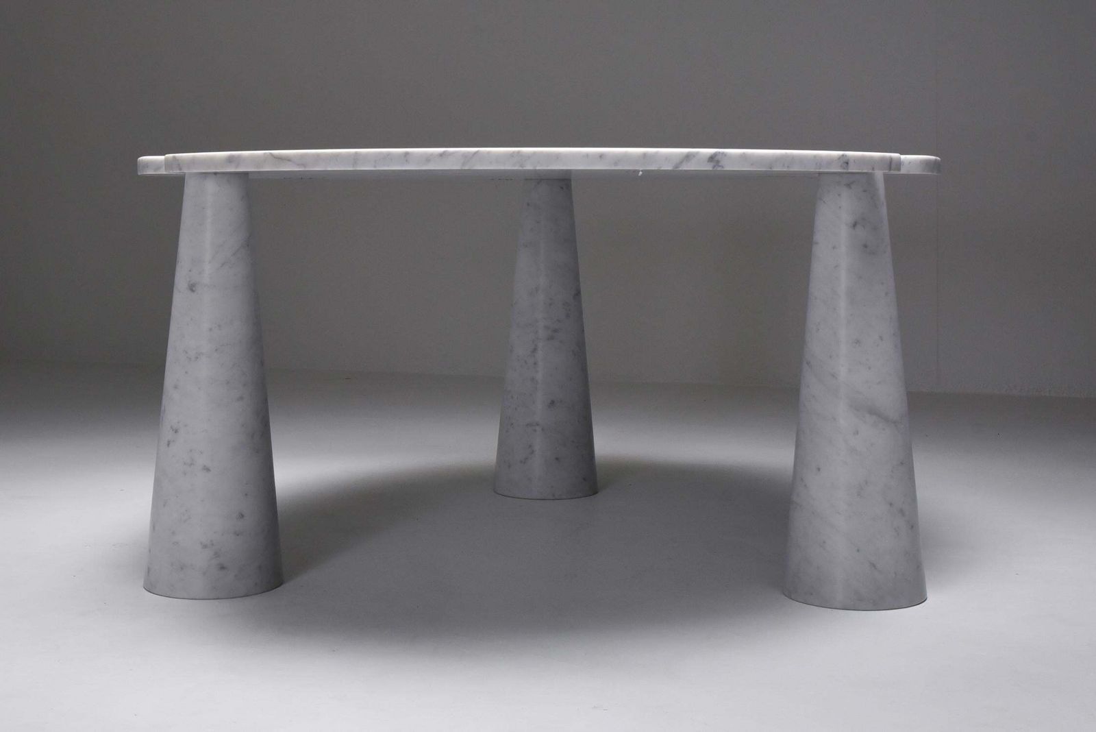 Angelo Mangiarotti 'Eros' Round Marble Dining Table, Italy, 1970s photo 16044.0