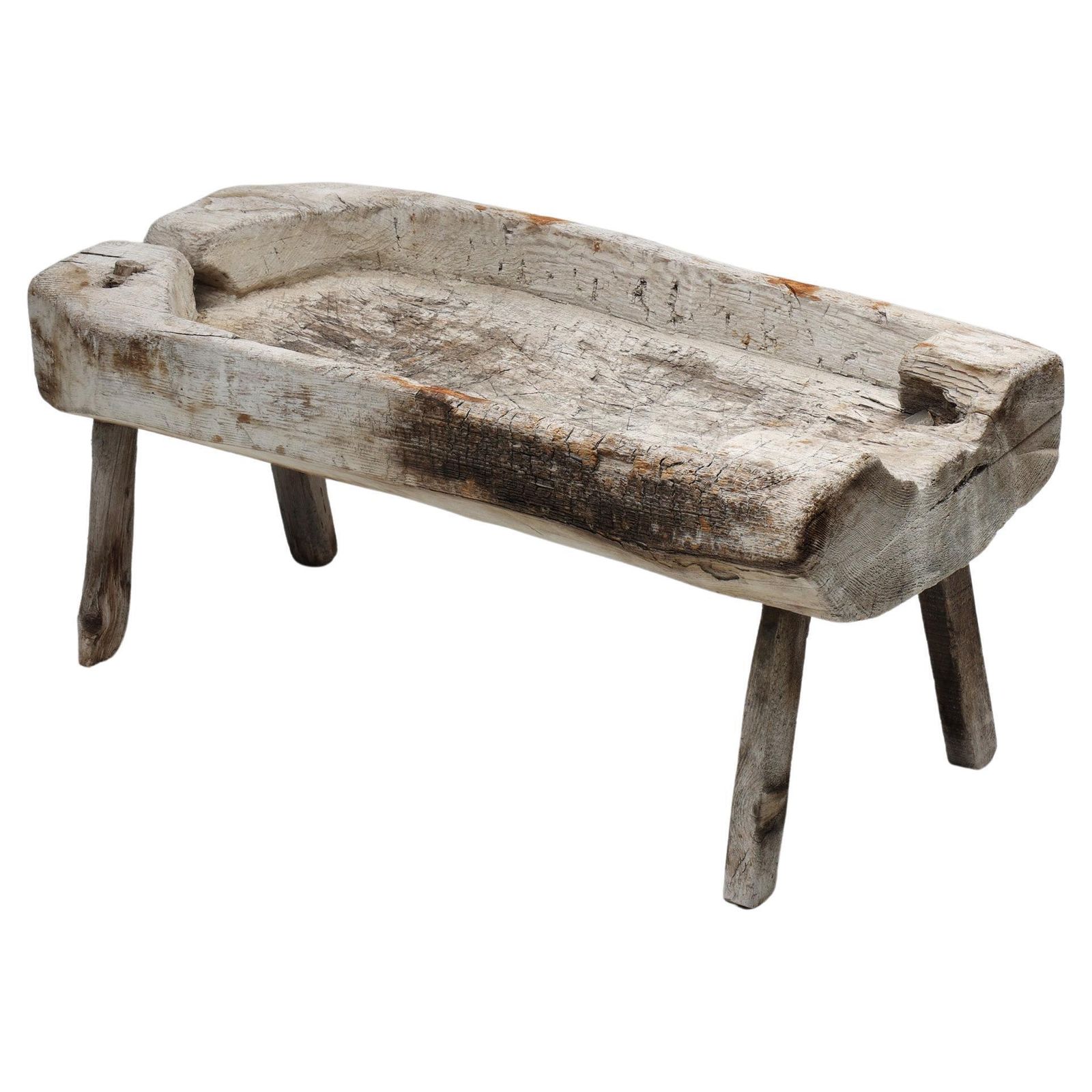 Wabi Sabi Rustic Drinking Trough, France, 1950s