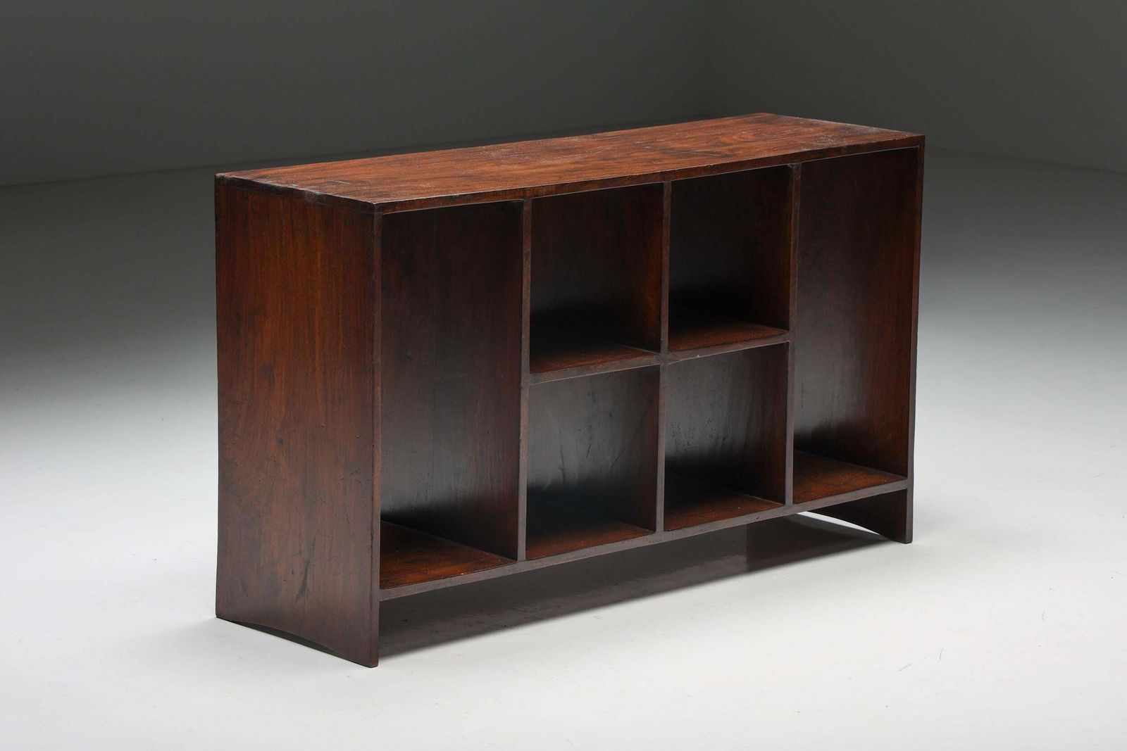 File Rack By Pierre Jeanneret, Low Cupboard, Pj 050202, Chandigarh, 1957 58 photo for sale
