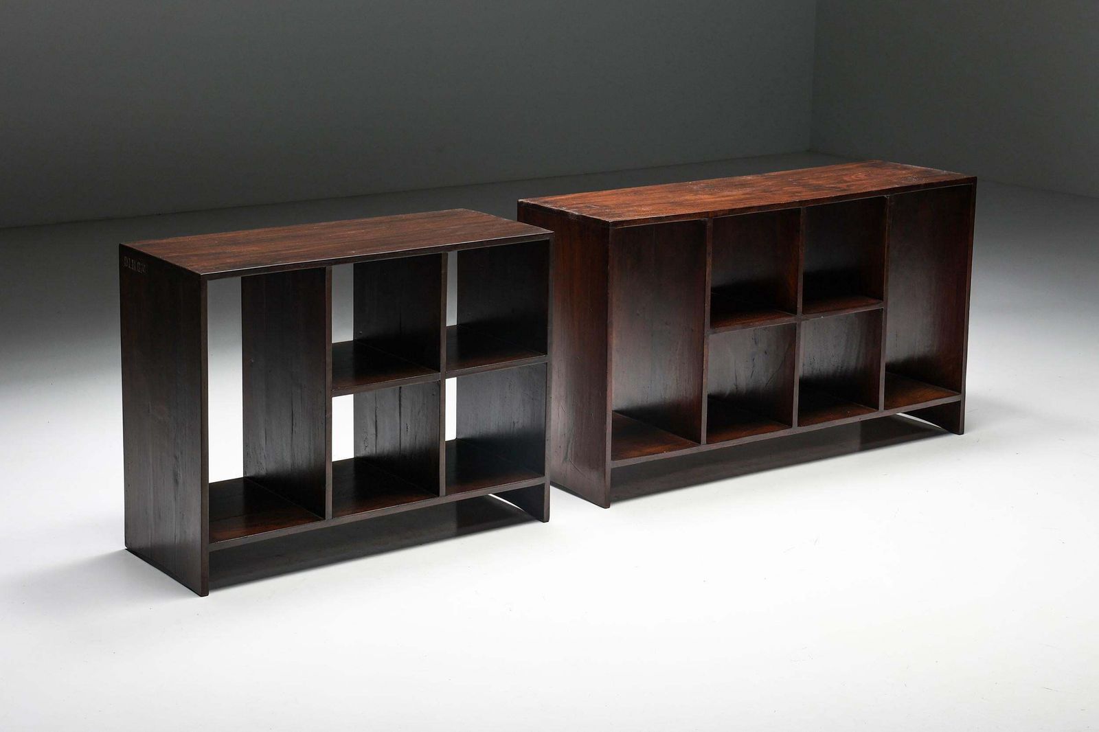 Furniture File Rack By Pierre Jeanneret, Low Cupboard, D.I.H. 074, Chandigarh, 1957 58 photo