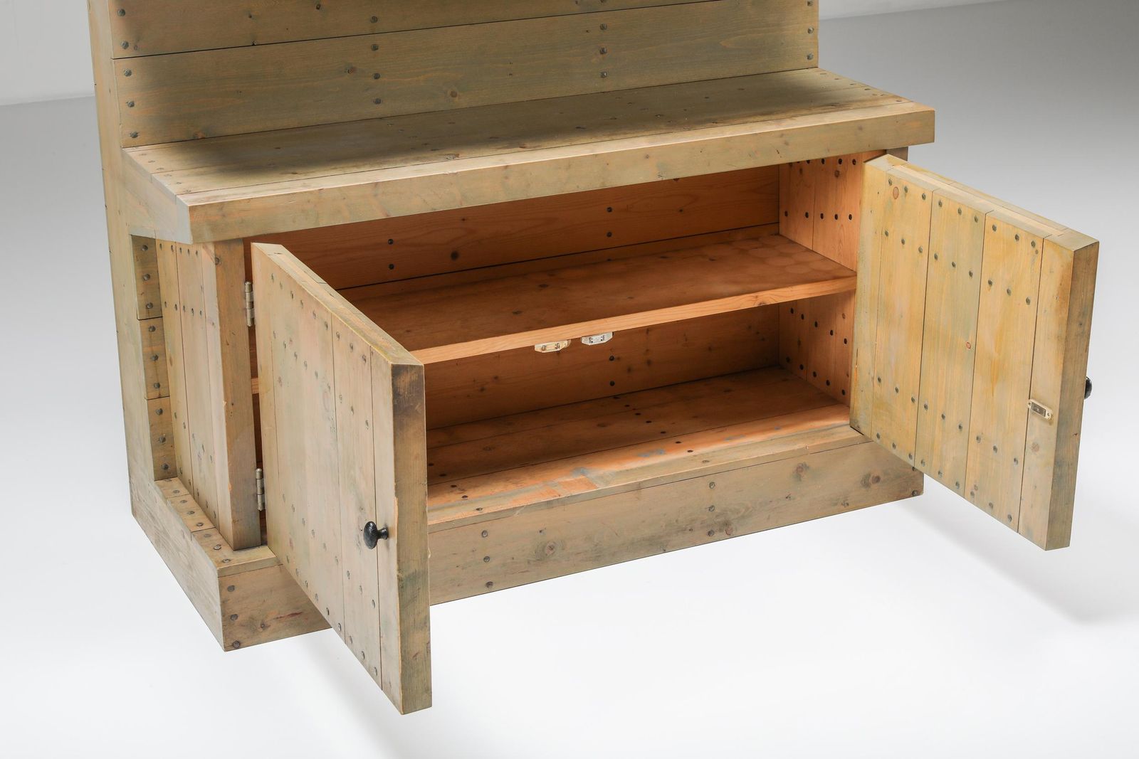 Furniture Wall Unit By Dom Hans Van Der Laan In It's Typical Minimal Brutalist Style photo