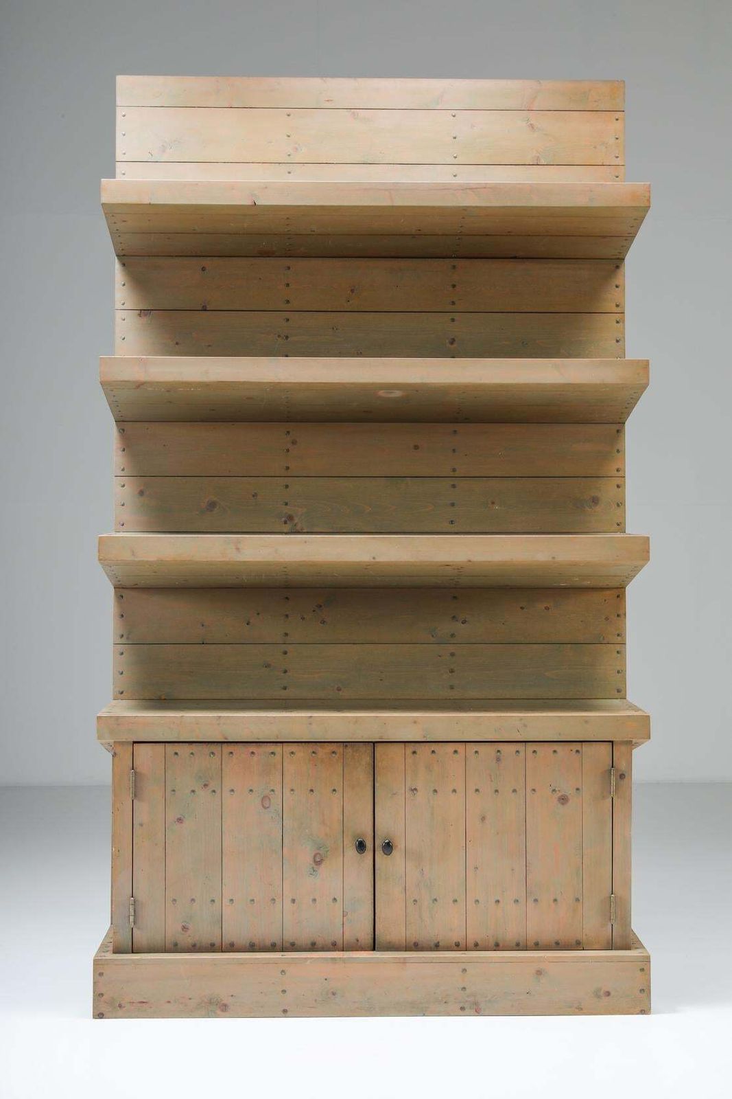 photo vintage Wall Unit By Dom Hans Van Der Laan In It's Typical Minimal Brutalist Style