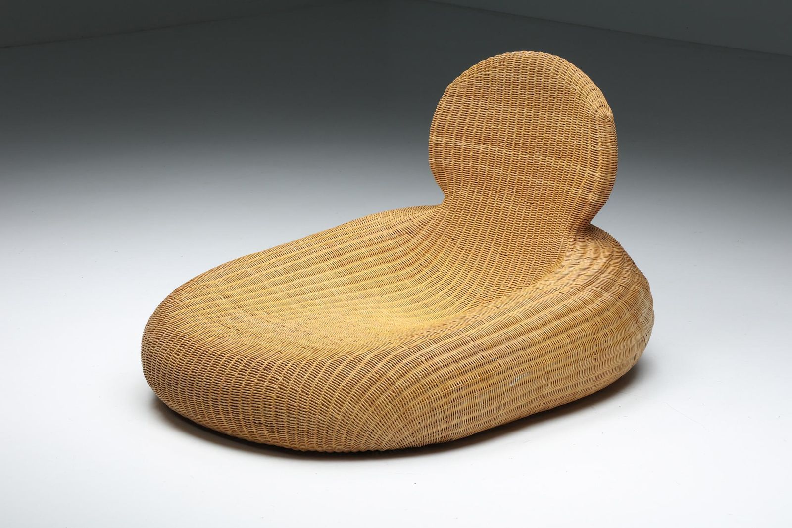 Ikea Produced Storvik Rattan Cane Wicker Lounge Chair By Carl öjerstam, 2000's photo furniture