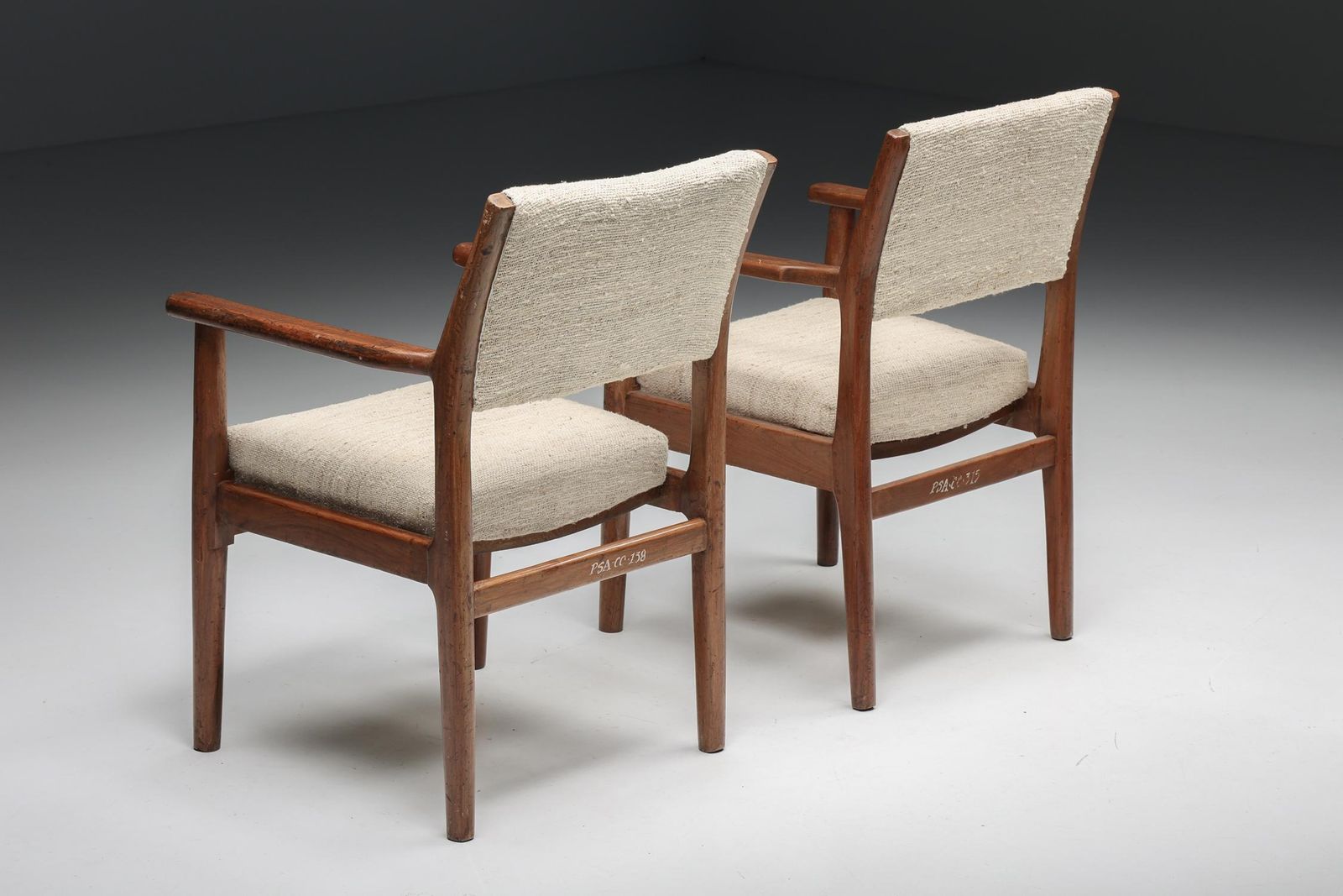 Pierre Jeanneret Chandigarh Psa Cc°315/166 Armchair, Chandigarh, 1950s photo for sale