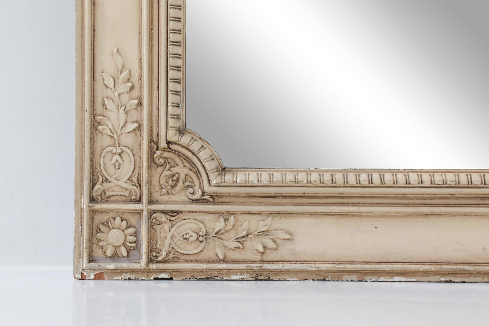 Large Gilt Wooden Frame Full Length Floor Mirror, Mid Century Modern, 1950's photo buy