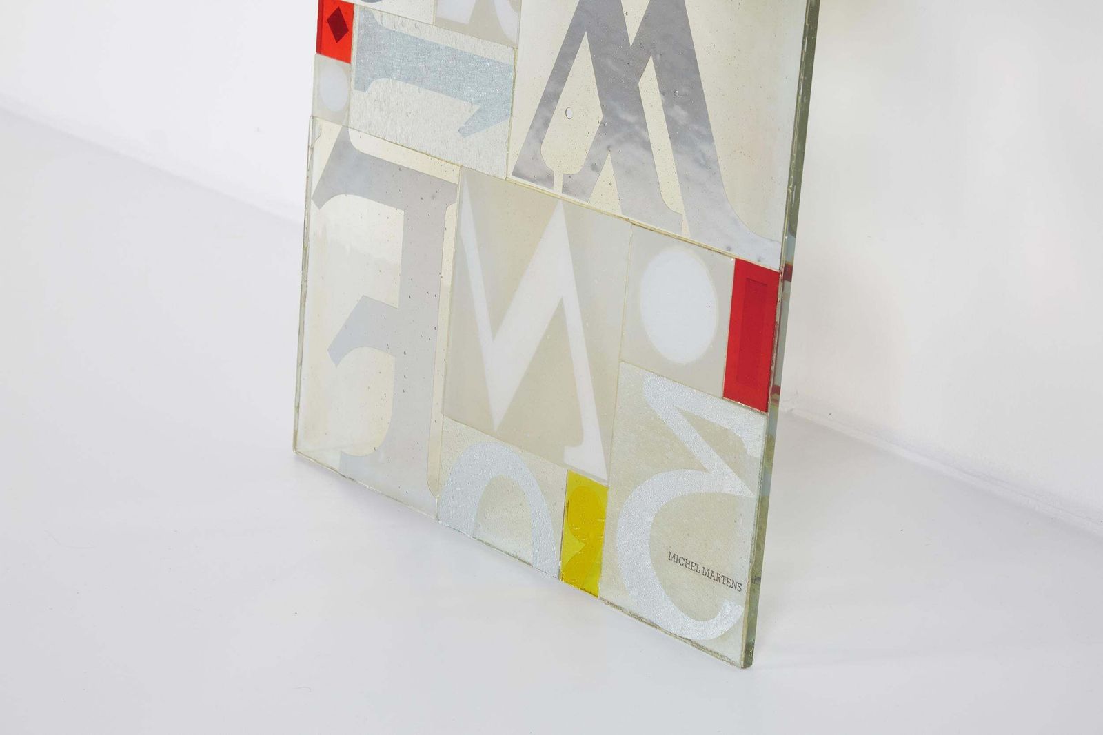 Belgian Art And Design, Michel Martens Postmodern Glass Sculpture photo for sale