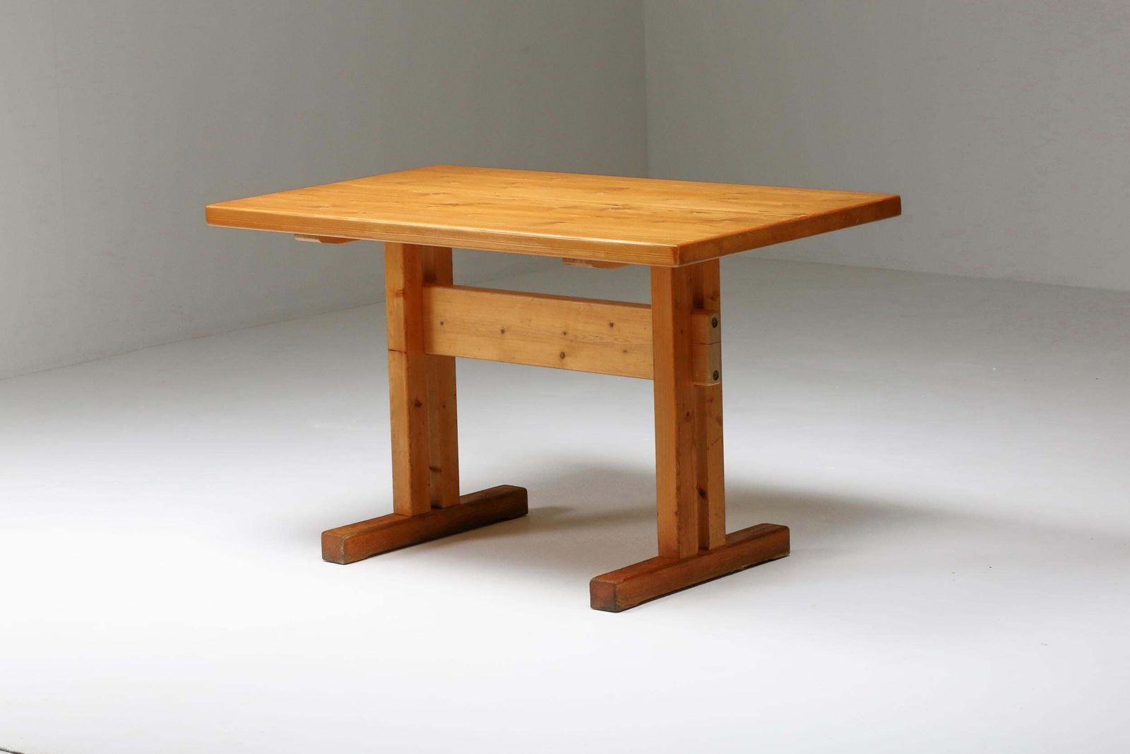 Pine Perriand Tables, French Modernism photo 2653.0