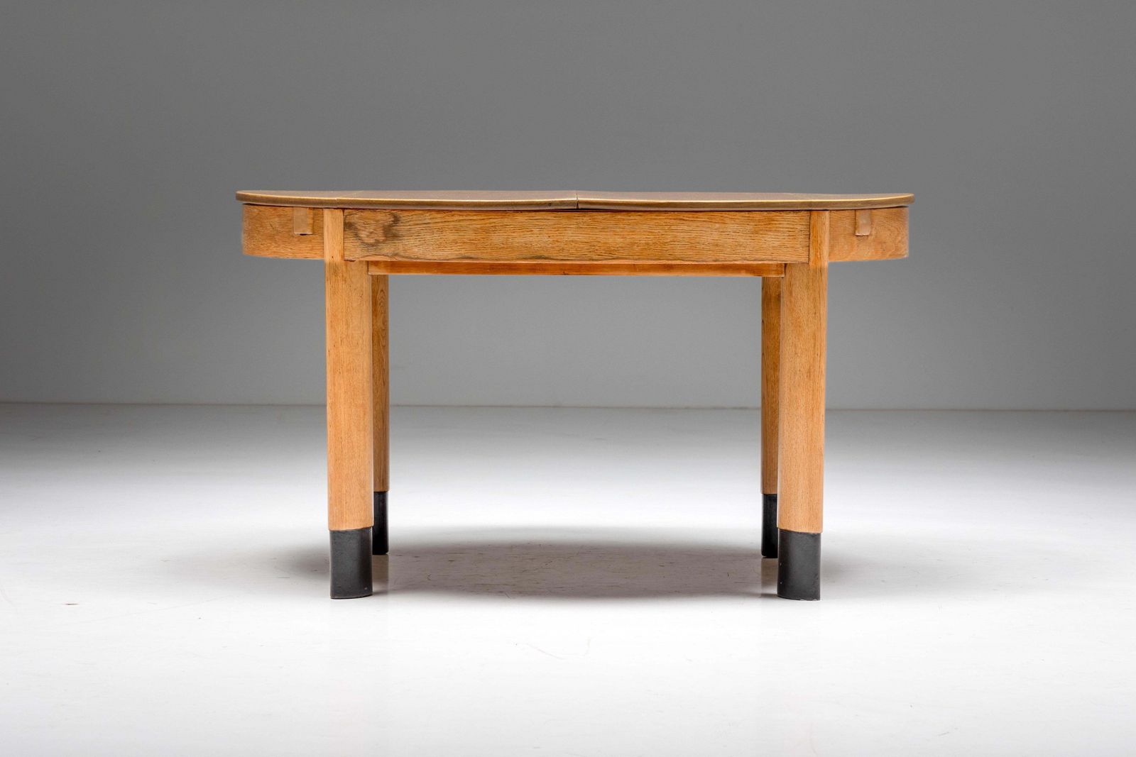 Rationalist Oval Dining Table In Oak, Holland, 1920s photo Furniture