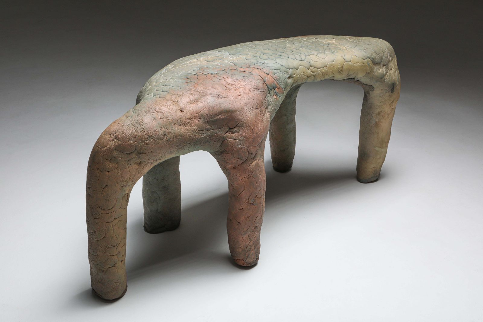 photo vinterior 'Prosper & Prosper' Set Of Two Soft Low Benches By Elissa Lacoste, France, 2020