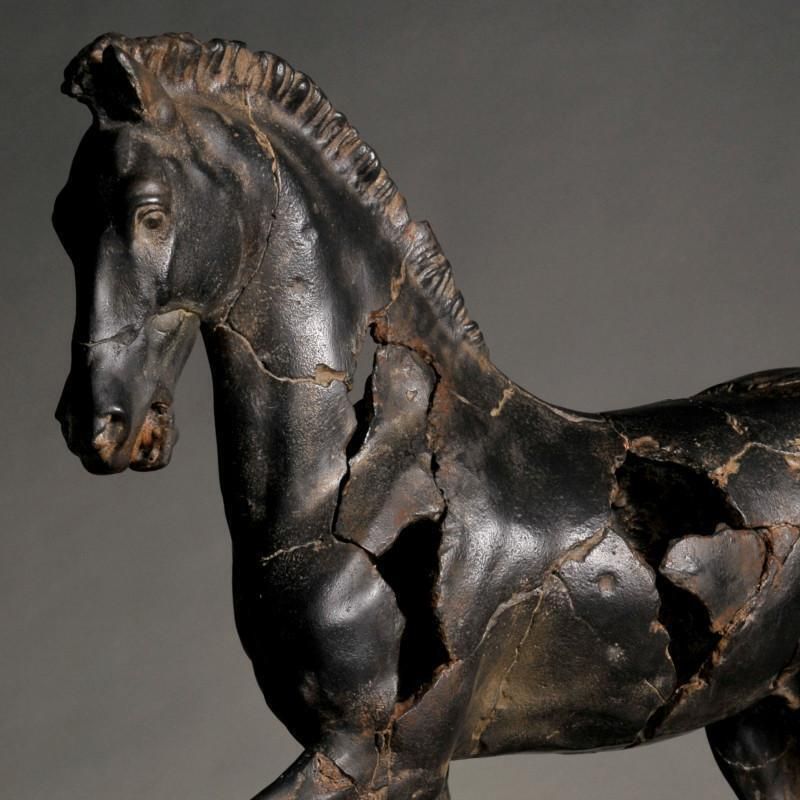 Monti Horse Sculpture In Resin And Plexiglas. photo furniture