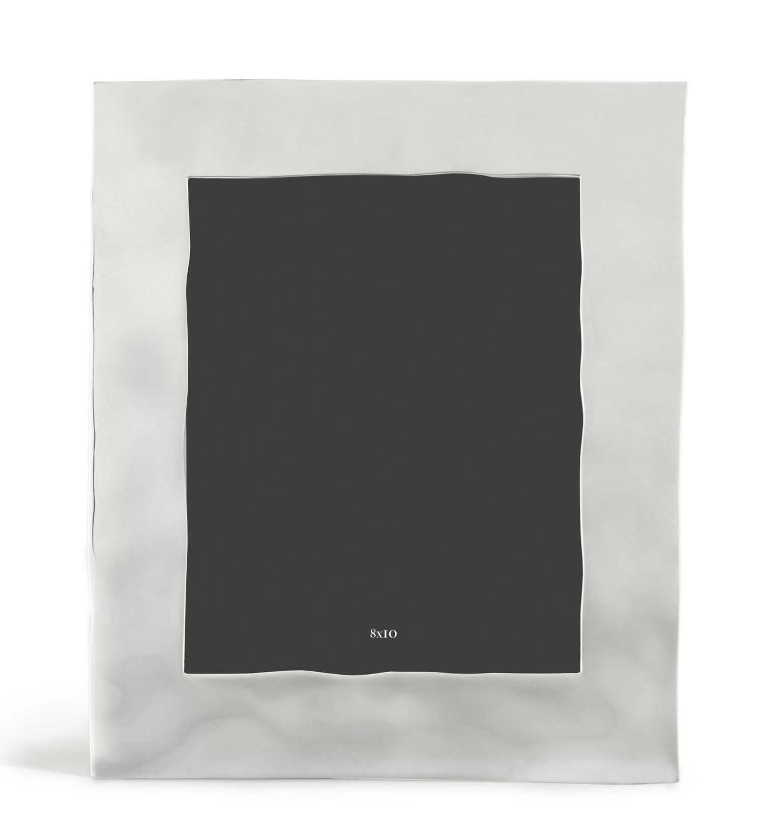 Reflective Photo Frame In High Quality Nickel Plated Sheet Metal, Large Model. photo for sale