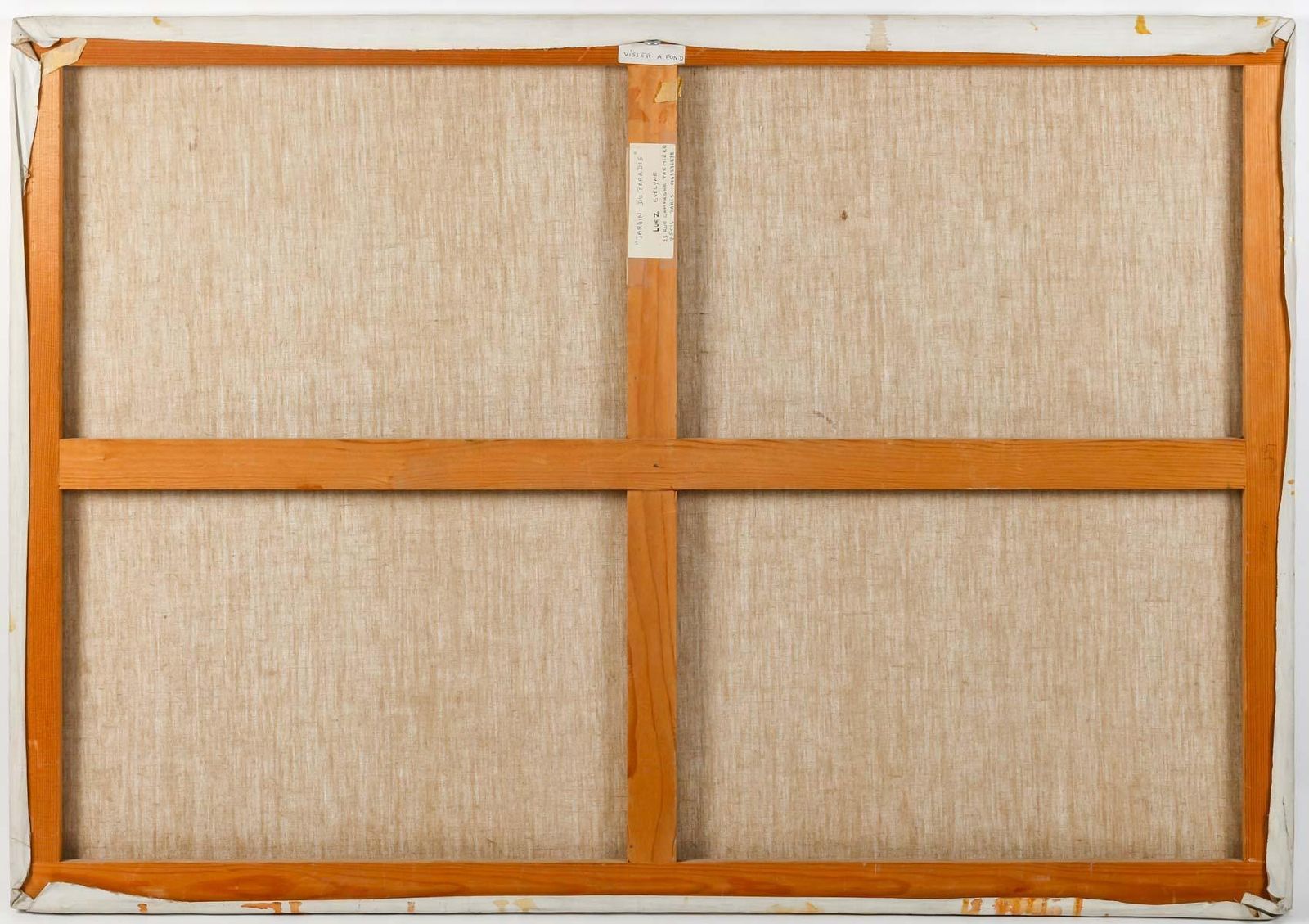 Painting, Oil On Canvas By Artist Evelyne Luez, Xxth Century. photo 4001.0