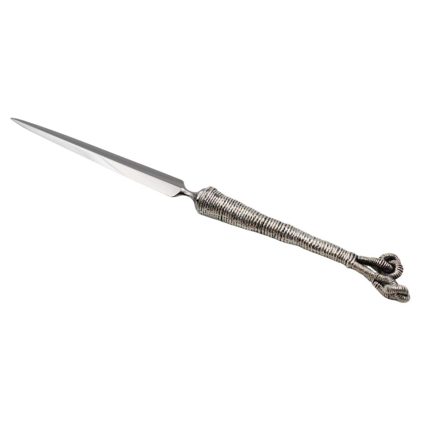 Letter Opener Or Paper Cutter In Silver Bronze