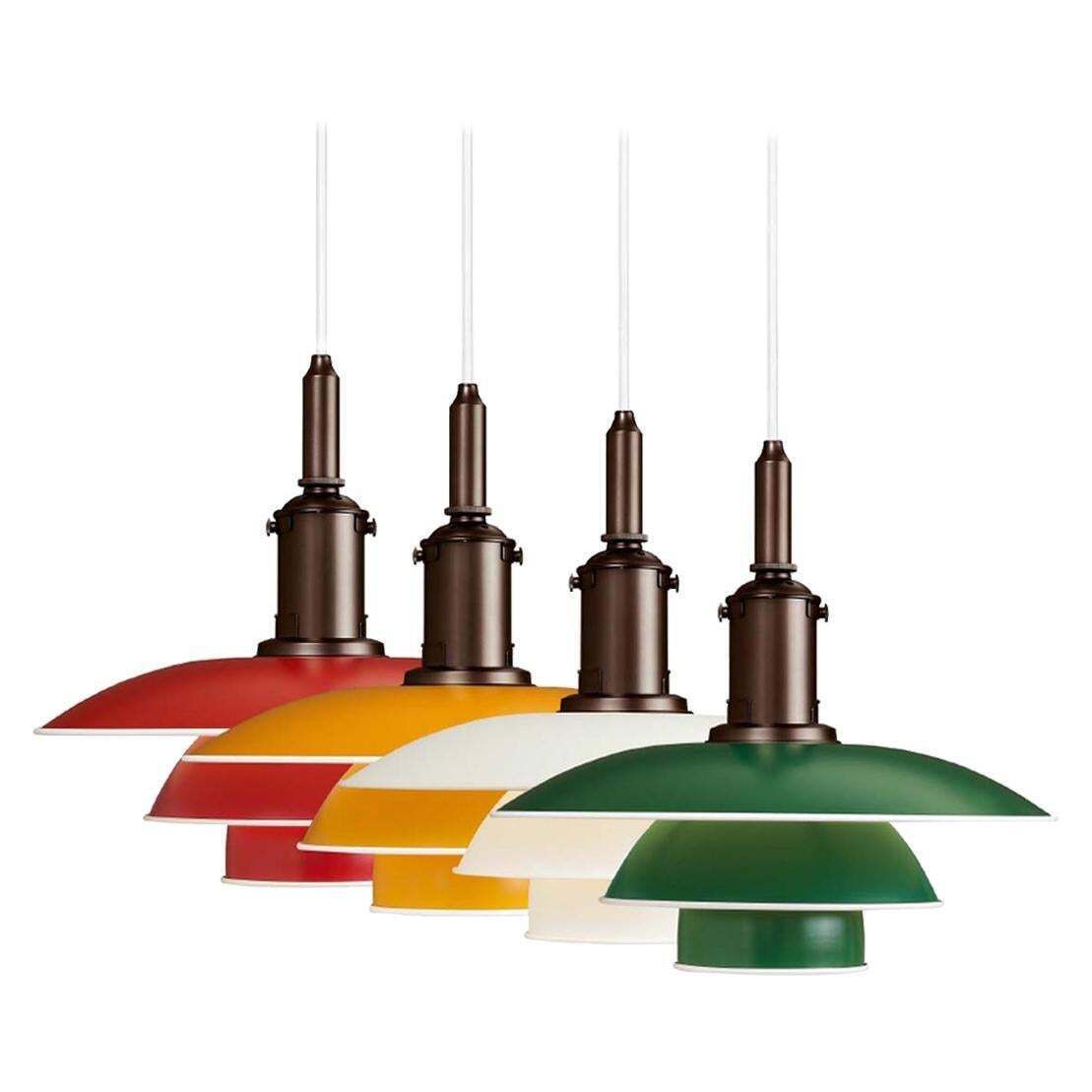 Louis Poulsen, Medium Metal Pendant Light By Poul Henningsen