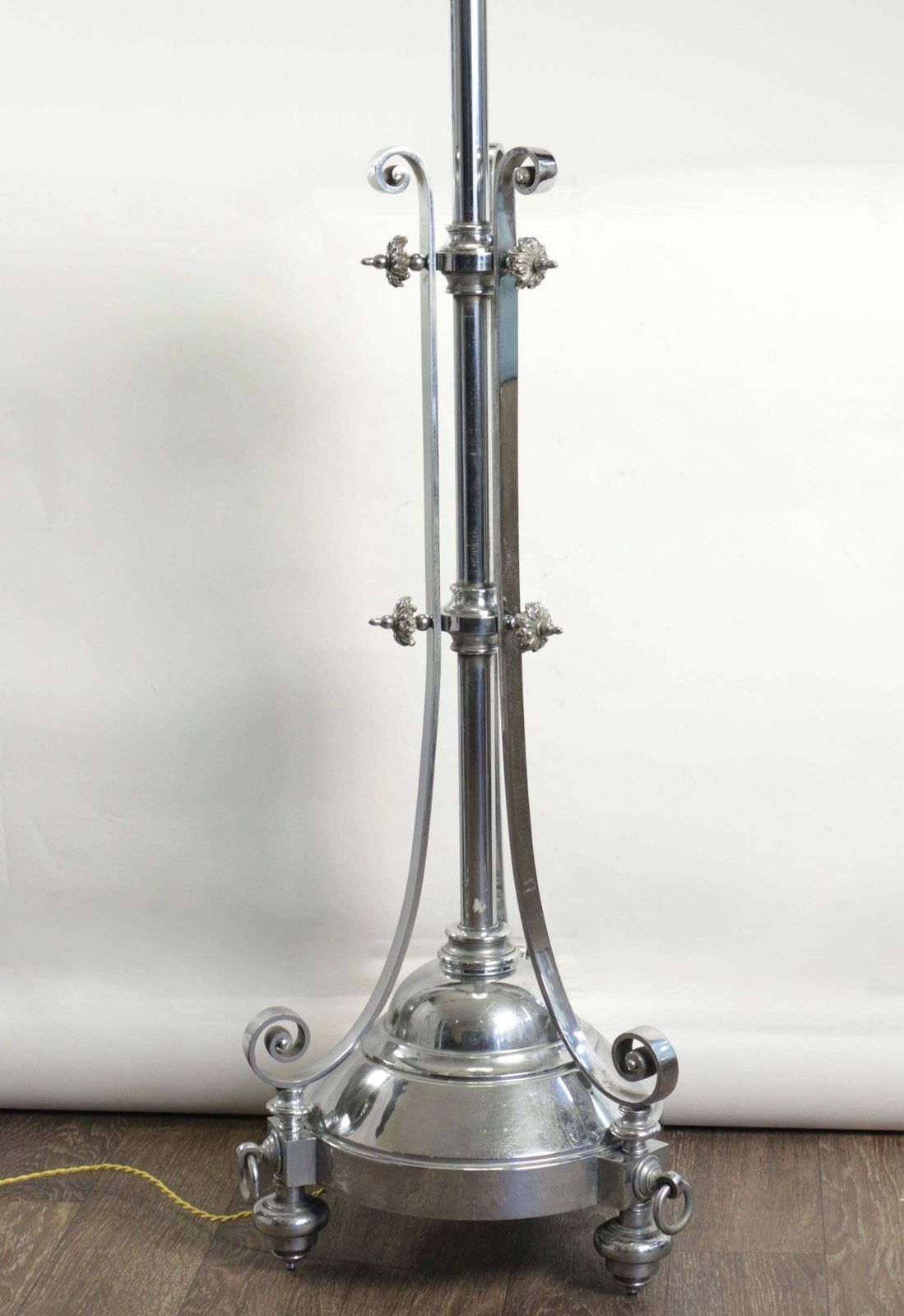 Floor Standing Lamp In Chrome From The Beginning Of The 20th Century photo furniture