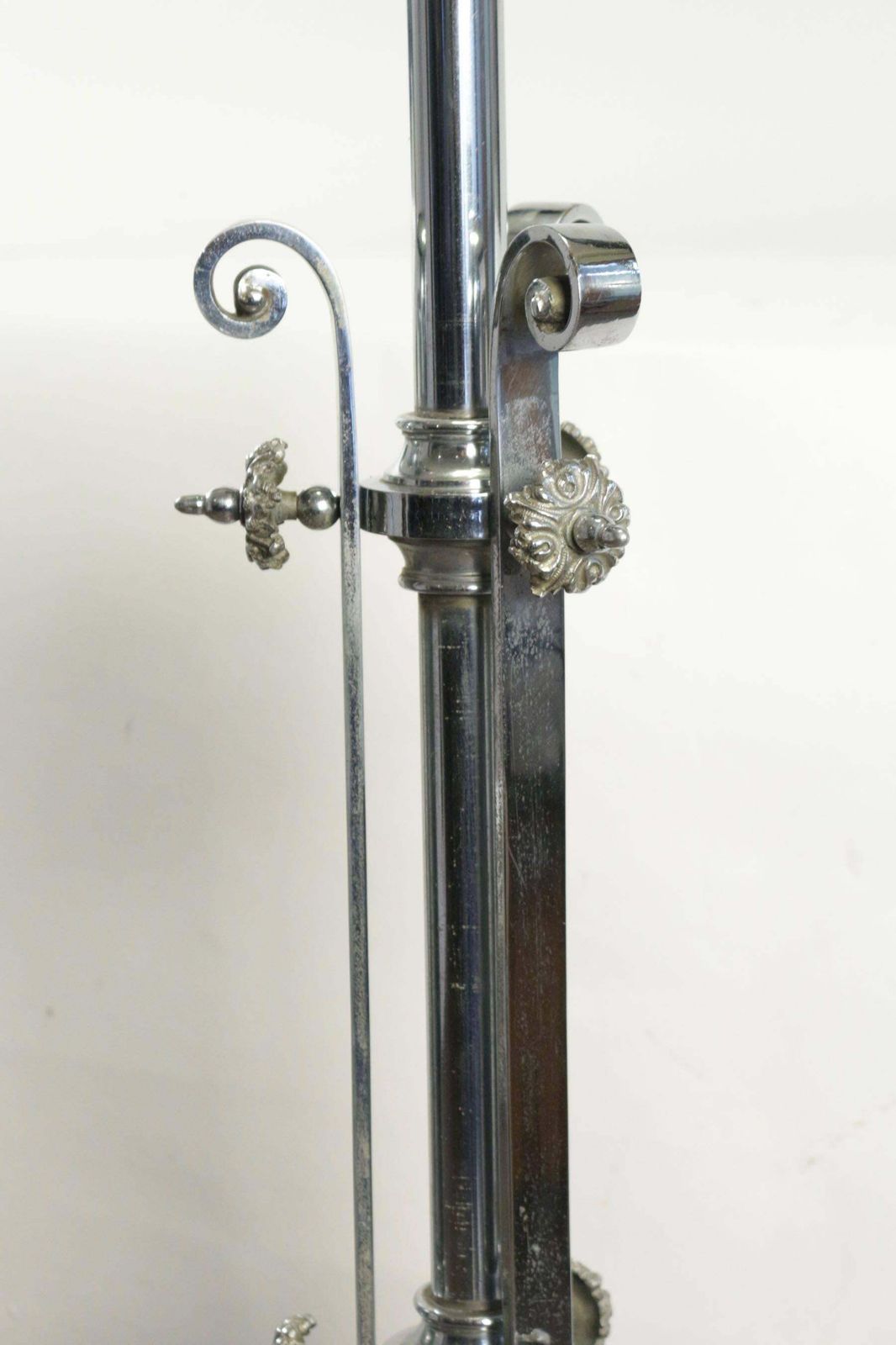 Floor Standing Lamp In Chrome From The Beginning Of The 20th Century photo for sale