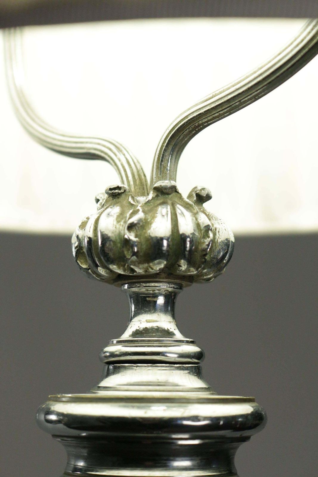 Floor Standing Lamp In Chrome From The Beginning Of The 20th Century photo vinterior