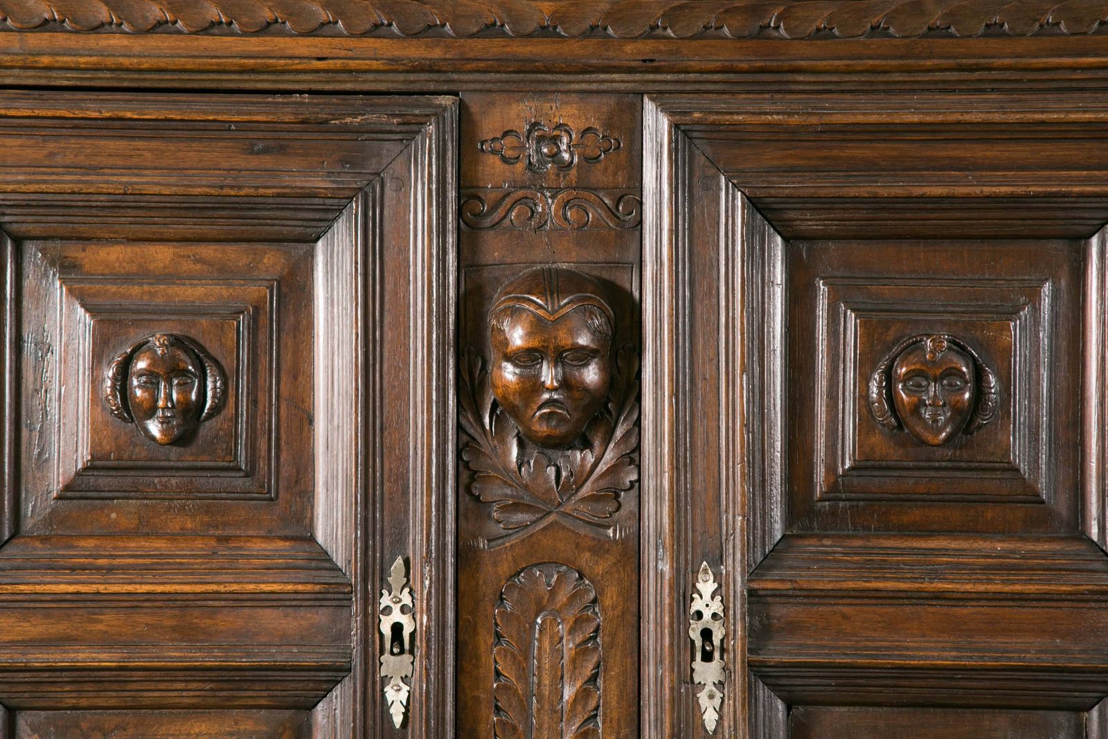 17th Century Furniture Important Supposedly From Northern Italy, Antique Art. photo Furniture