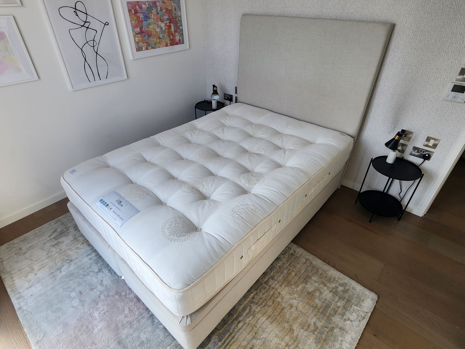 Luxury Pocket Spring Double Bed Mattress (135x190) – Excellent Condition, Barely Used   Medium/Firm photo 199.0