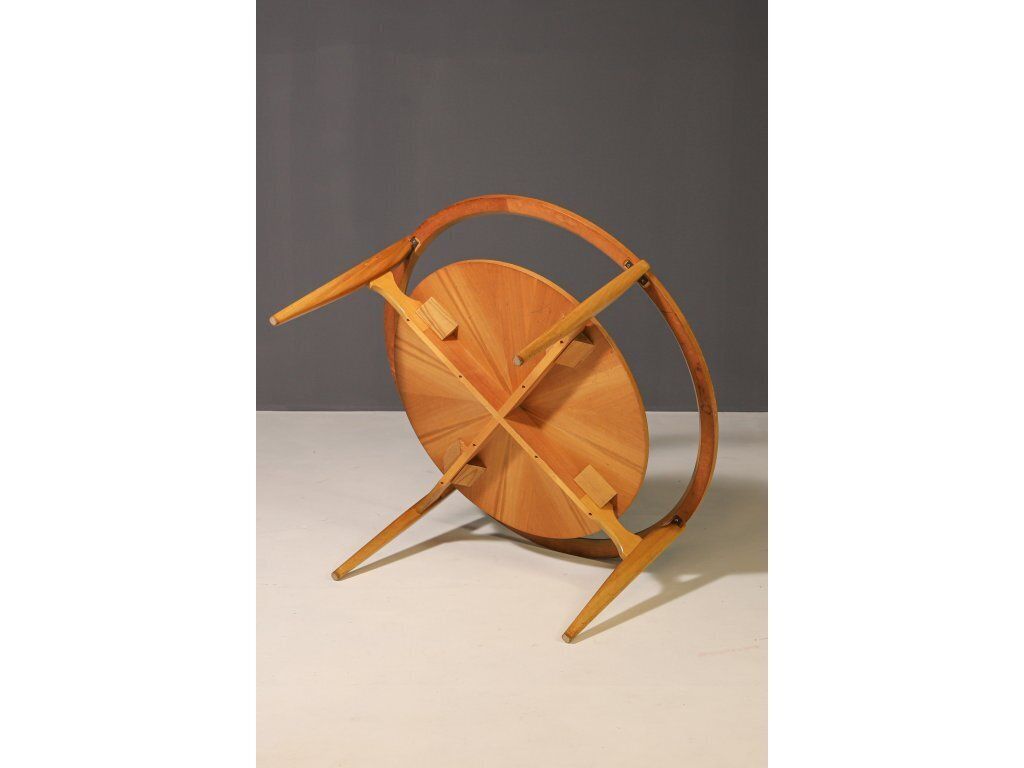 Coffee Table With Beech Wood Veneer And Glass Top, Wilhelm Renz, 1960's, Germany photo vinterior