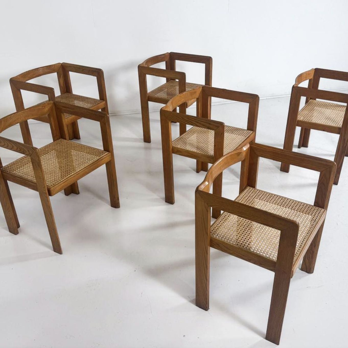 Mid Century Modern Set Of 6 Armchairs By Derk Jan De Vries, 1960s photo 3090.0