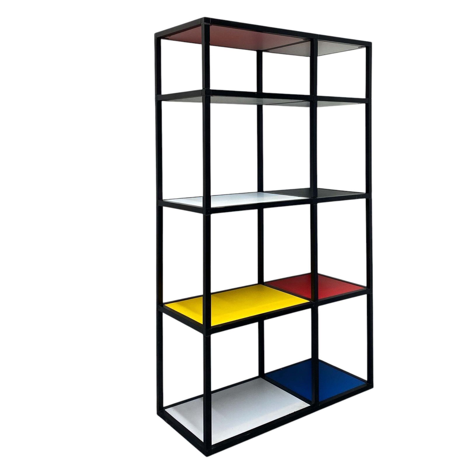 photo furniture Room Divider Wall Unit Shelving Piet Mondrian Style