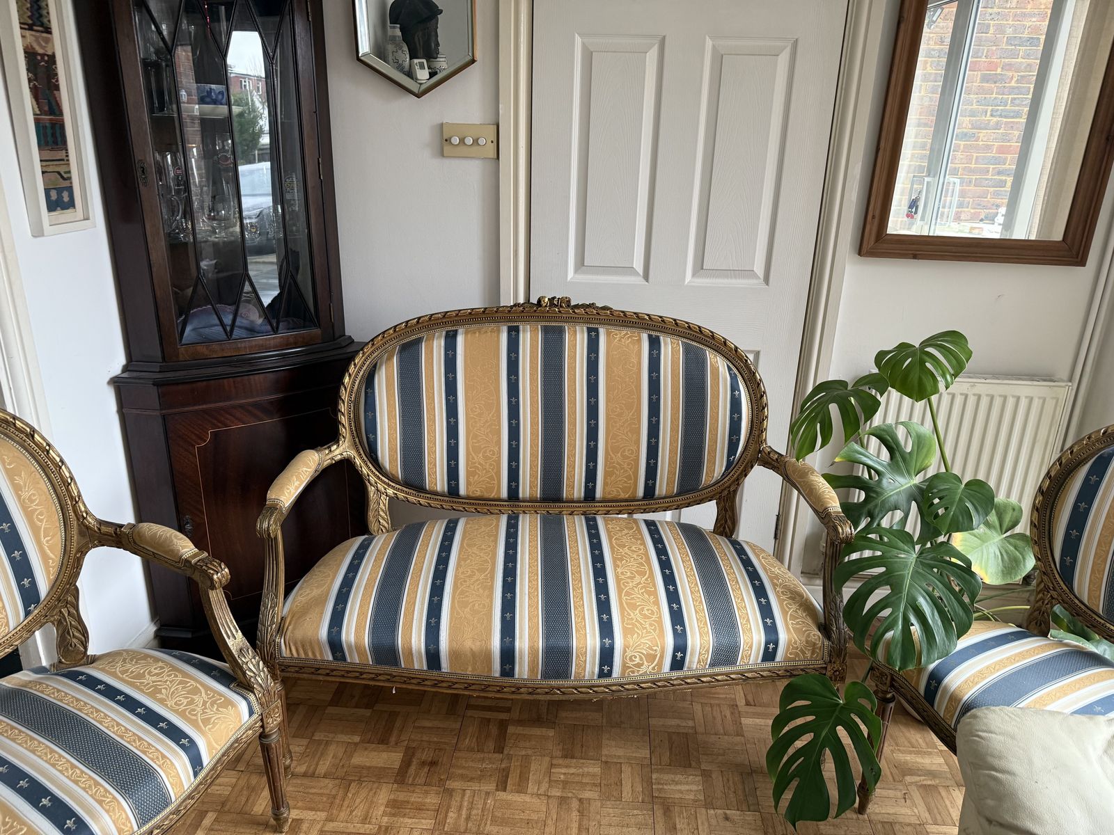 Antique Louis XVI Original French 5 Piece Suite photo Furniture