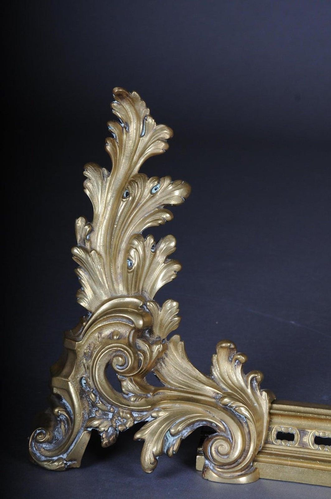 photo for sale 19th Century Antique French Mantelpiece / Fireplace Bucks Bronze