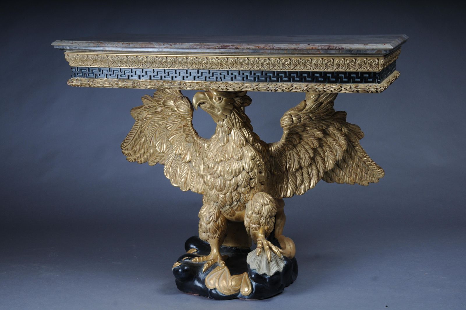 19860.0 Pair Of Magnificent Eagle Consoles Designed By William Kent photo