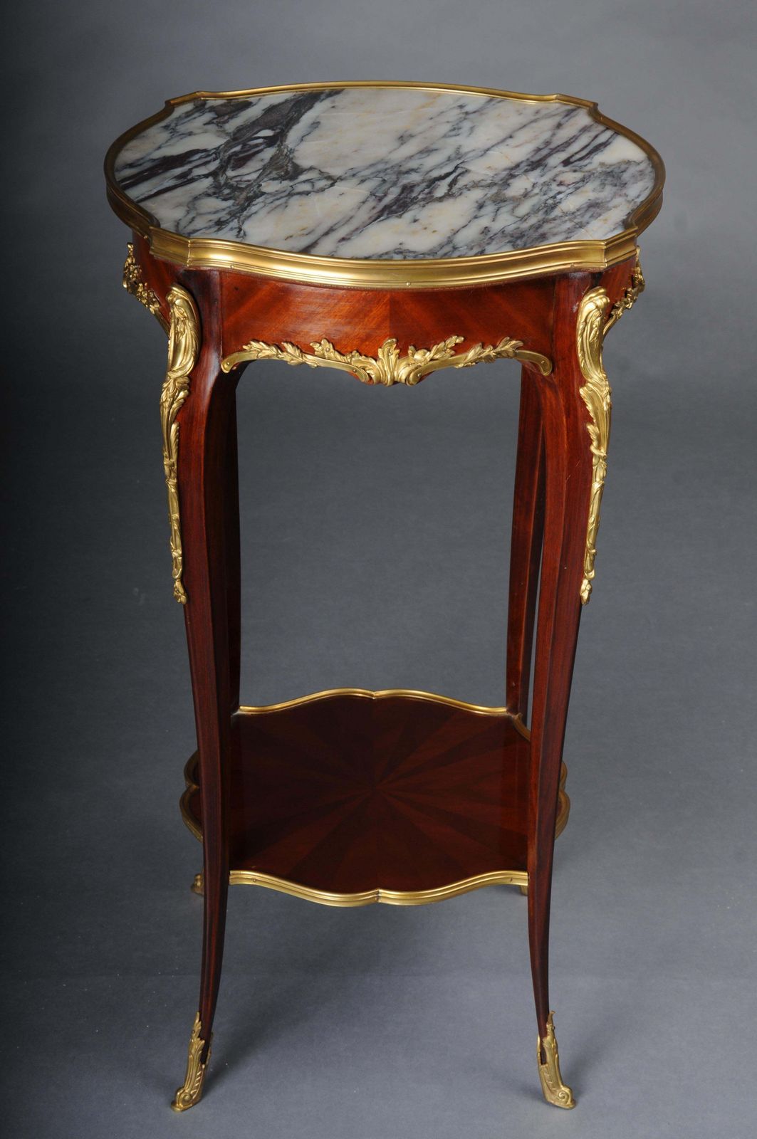 20th Century French Salon Side Table, Louis XV After F. Linke, Beech photo furniture
