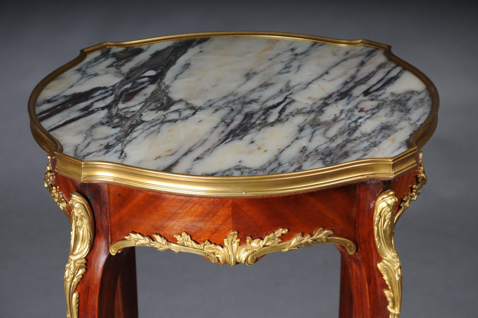 20th Century French Salon Side Table, Louis XV After F. Linke, Beech photo for sale