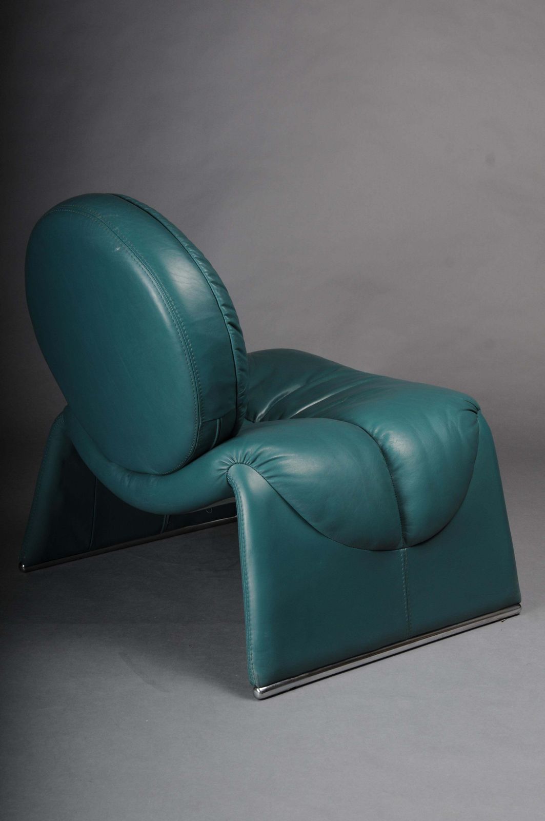 Furniture Saporiti C35 Calypso Leder Loungesessel Von Vittorio Introini photo