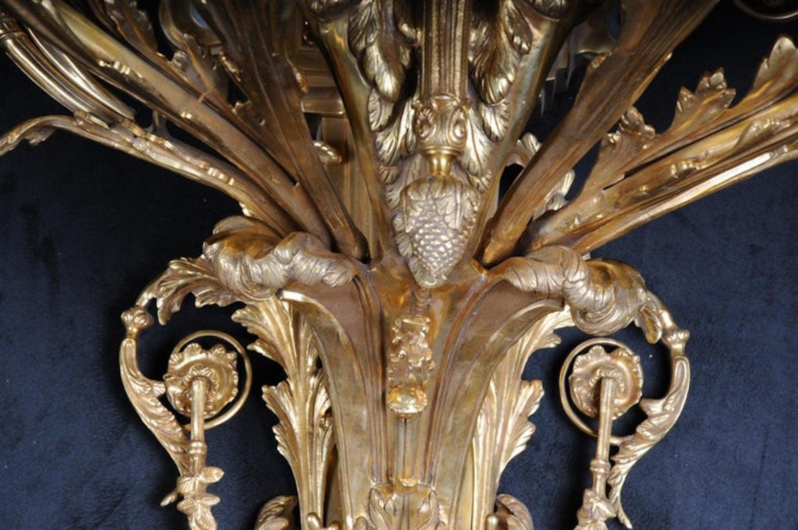 Pair Of Monumental Wall Appliques Napoleon III After J. B. Klagmann photo Lighting