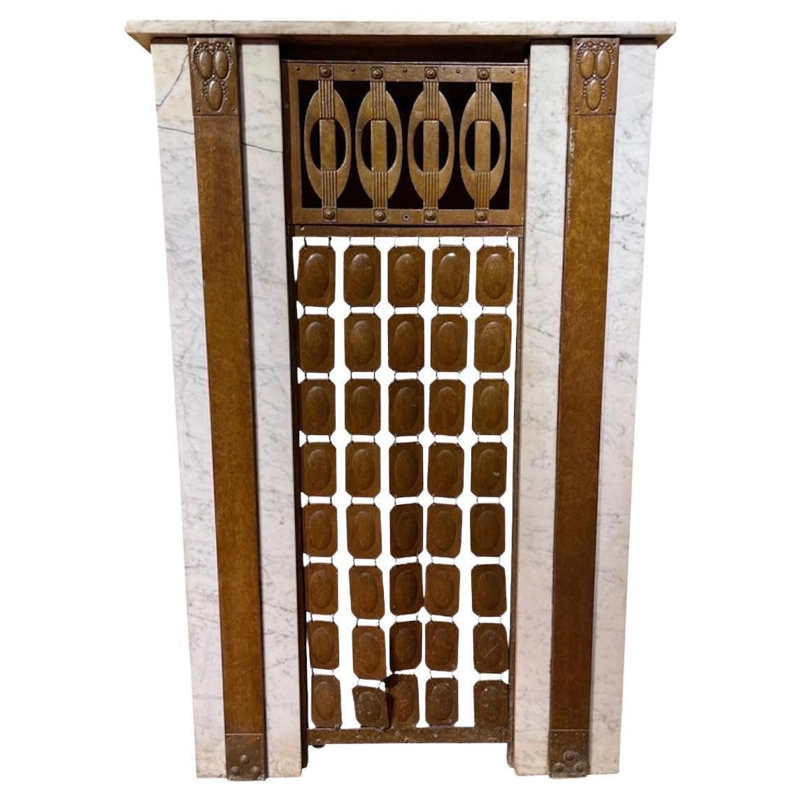 Unique Art Nouveau Heater Cladding / Fireplace Cladding