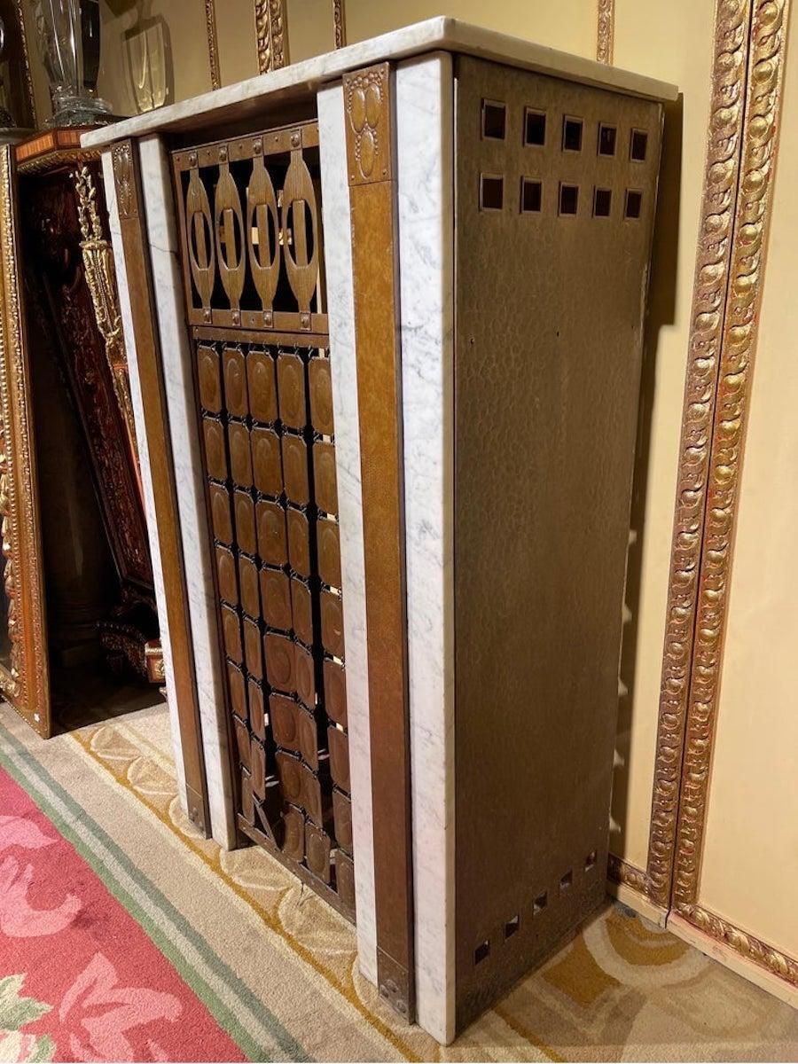 1781.0 Unique Art Nouveau Heater Cladding / Fireplace Cladding photo