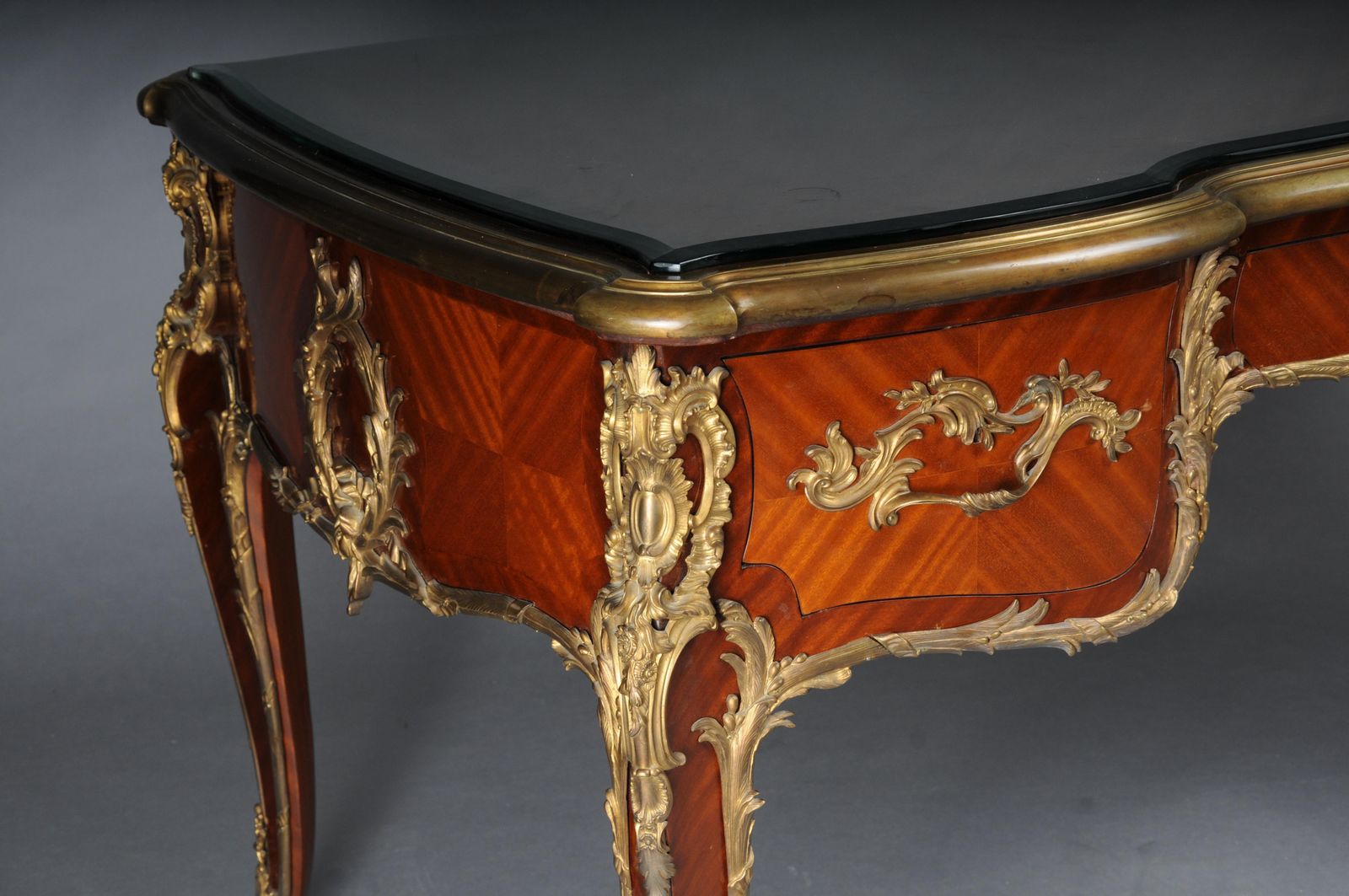 Royal French Bureau Plat In Louis XV Style After Francois Linke, Paris photo Furniture