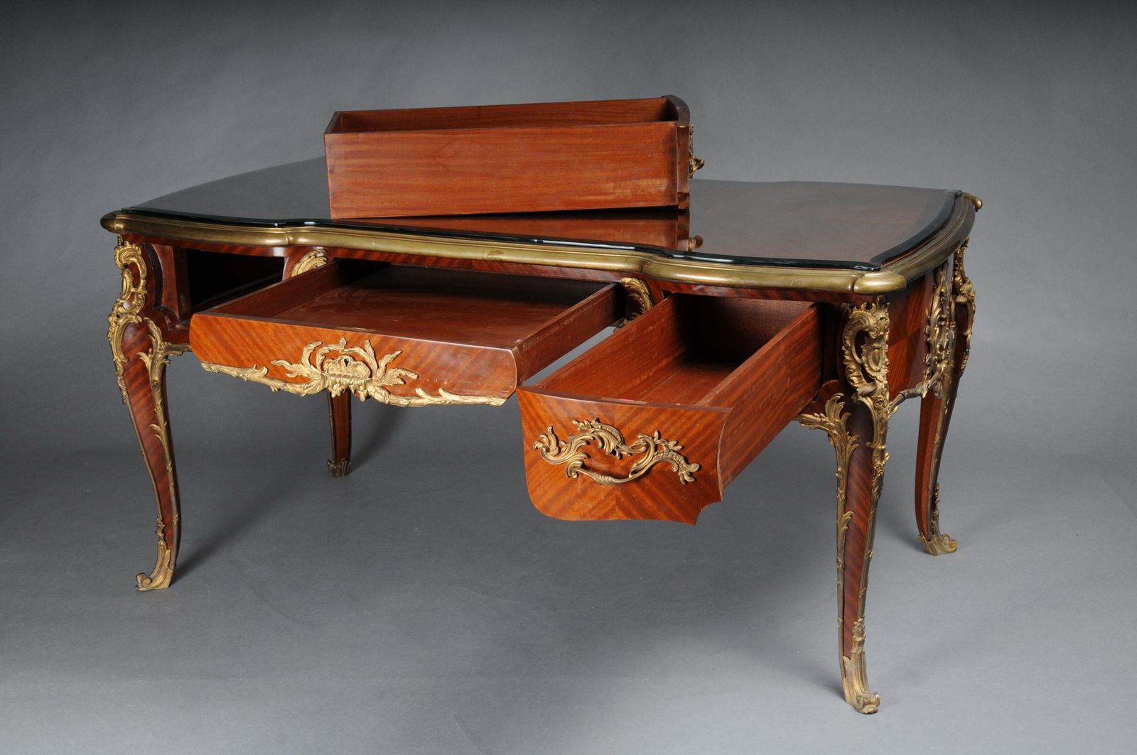 8903.0 Royal French Bureau Plat In Louis XV Style After Francois Linke, Paris photo